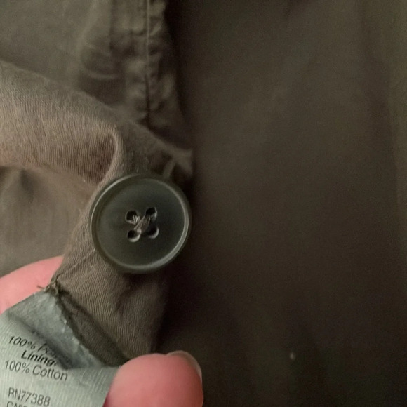 Madewell Modern Military Style Jacket Coat Green Sz Small - Picture 9 of 15